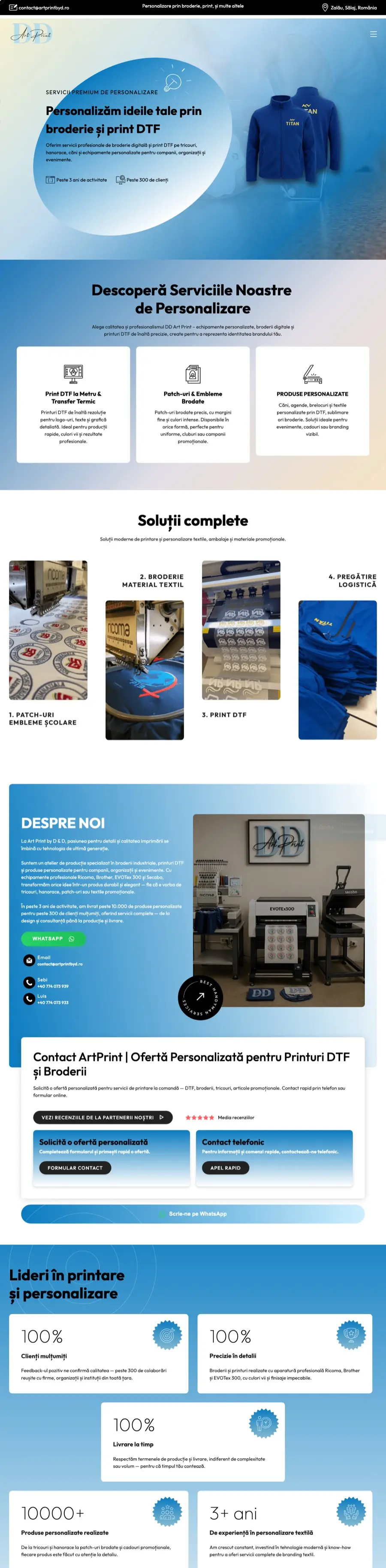 Desktop view of artprintbyd.ro